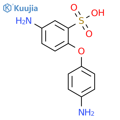 Benzenesulfonic acid,5-amino-2-(4-aminophenoxy)- structure