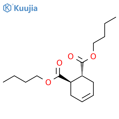 Dibutyl 4-cyclohexene-1,2-dicarboxylate, trans- structure