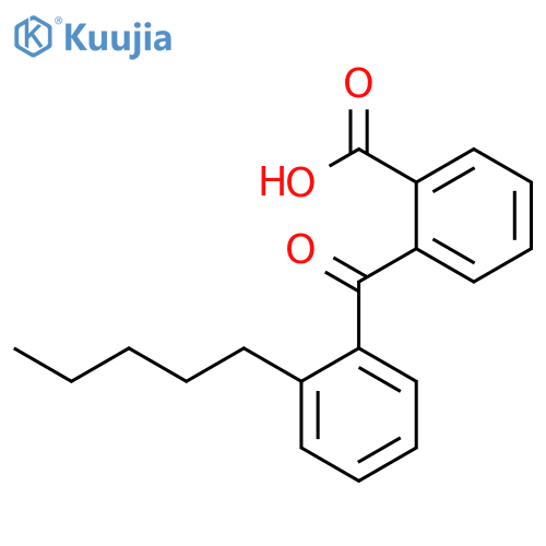 Benzoic acid, 2-(pentylbenzoyl)- structure