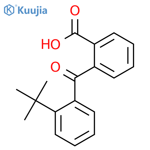 Benzoic acid, 2-[(1,1-dimethylethyl)benzoyl]- structure