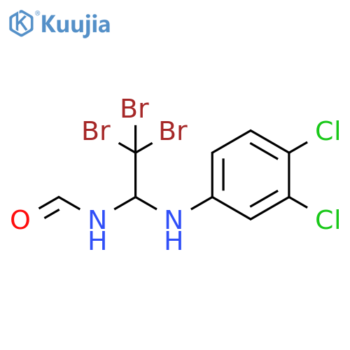Formamide, N-[2,2,2-tribromo-1-[(3,4-dichlorophenyl)amino]ethyl]- structure