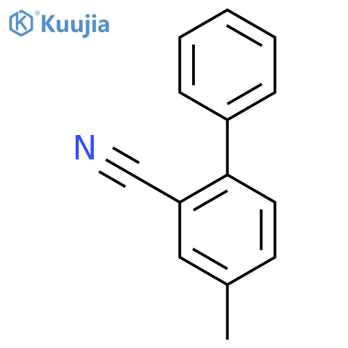 2-Cyano-4-methylbiphenyl structure