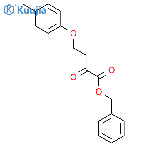 BUTANOIC ACID, 4-(4-METHYLPHENOXY)-2-OXO-, PHENYLMETHYL ESTER structure