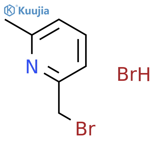 2-(Bromomethyl)-6-methylpyridine hydrobromide structure