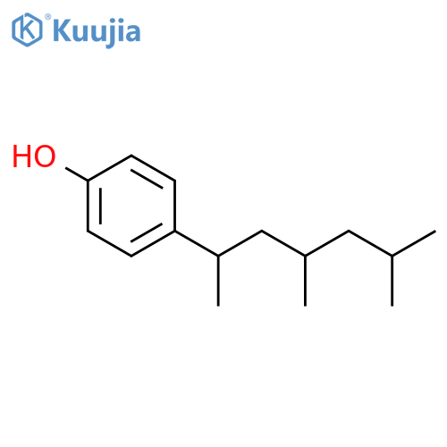 Phenol, 4-(1,3,5-trimethylhexyl)- structure