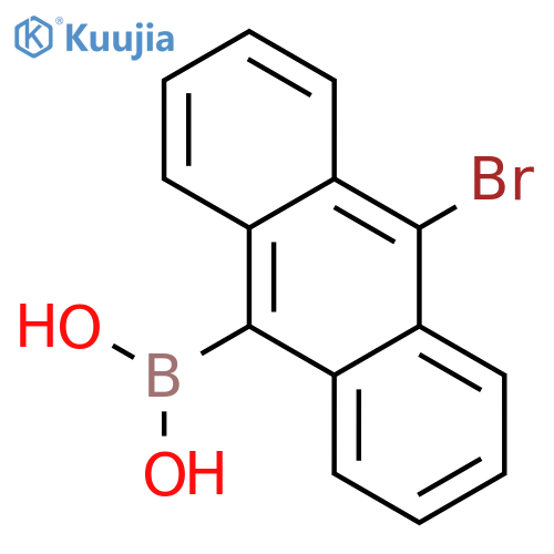 10-Bromoanthracene-9-boronic acid structure