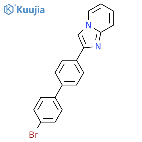 Imidazo[1,2-a]pyridine, 2-(4'-bromo[1,1'-biphenyl]-4-yl)- structure