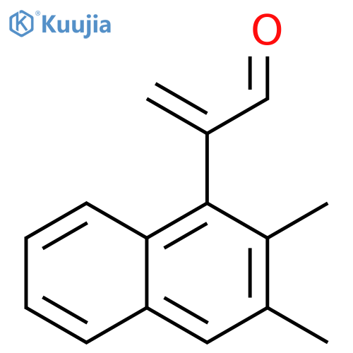 2,3-Dimethyl-α-methylene-1-naphthaleneacetaldehyde structure