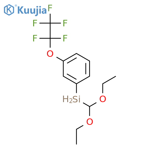 SILANE, DIETHOXYMETHYL[3-(PENTAFLUOROETHOXY)PHENYL]- structure