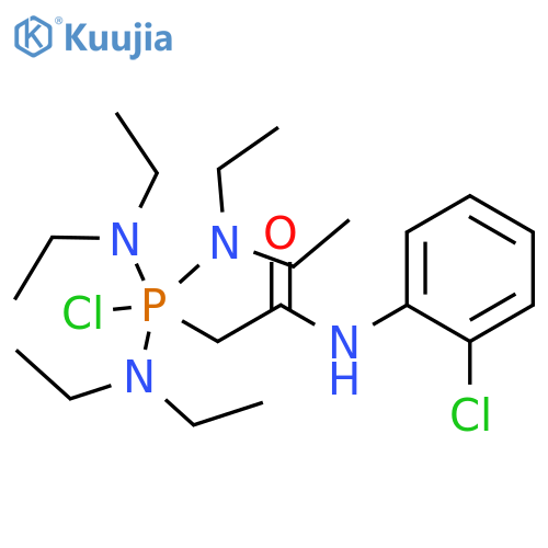 Acetamide,N-(2-chlorophenyl)-2-[chlorotris(diethylamino)phosphoranyl]- structure