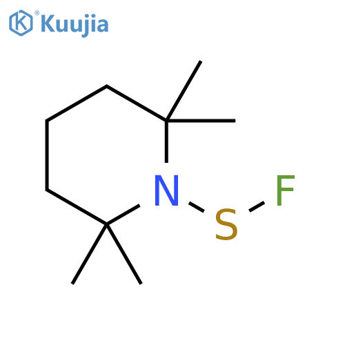 1-Piperidinesulfenyl fluoride, 2,2,6,6-tetramethyl- structure