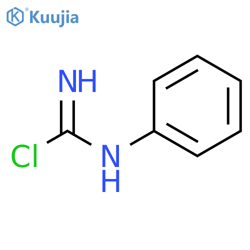 Carbamimidic chloride, phenyl- structure