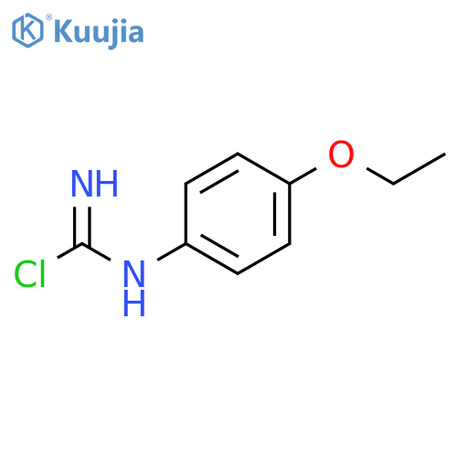 Carbamimidic chloride, (4-ethoxyphenyl)- structure