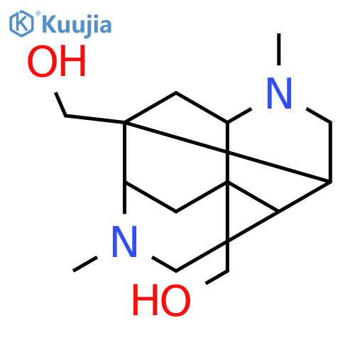 Octahydro-2,6-dimethyl-3,8:4,7-dimethano-2,6-naphthyridine-4,8-dimethanol structure