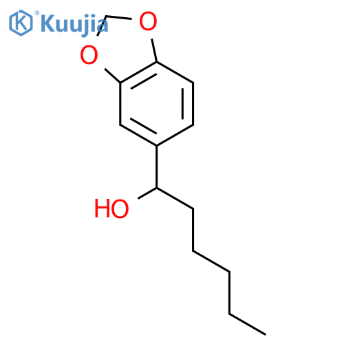 α-Pentyl-1,3-benzodioxole-5-methanol structure