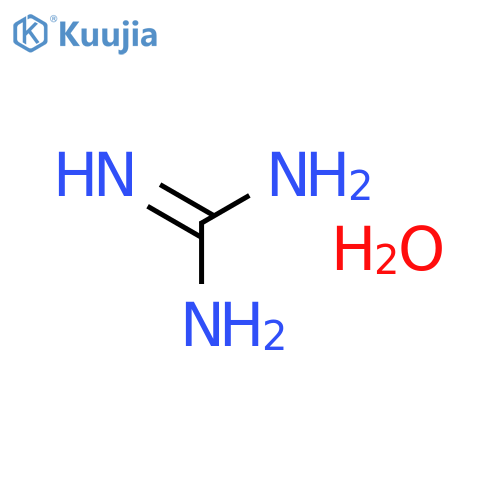 Guanidine, monohydrate(9CI) structure