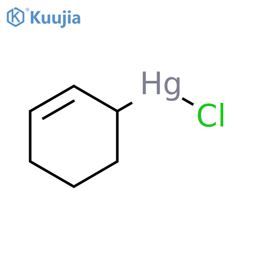 Mercury, chloro-2-cyclohexen-1-yl- structure