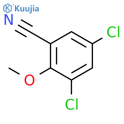 Benzonitrile, 3,5-dichloro-2-methoxy- structure