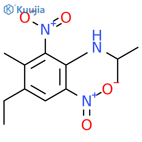 Benzenamine, 4-ethyl-3-methyl-N-(1-methylethyl)-2,6-dinitro- structure