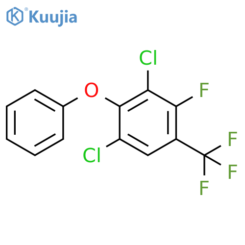 Benzene, 1,3-dichloro-4-fluoro-2-phenoxy-5-(trifluoromethyl)- structure