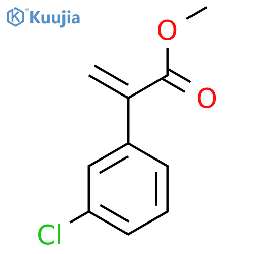 Methyl 2-(3-chlorophenyl)acrylate structure