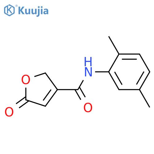 3-Furancarboxamide, N-(2,5-dimethylphenyl)-2,5-dihydro-5-oxo- structure