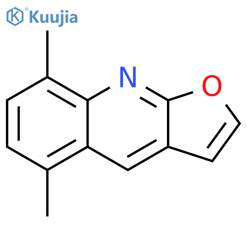 Furo[2,3-b]quinoline, 5,8-dimethyl- structure