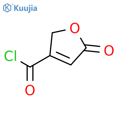 3-Furancarbonylchloride, 2,5-dihydro-5-oxo- structure