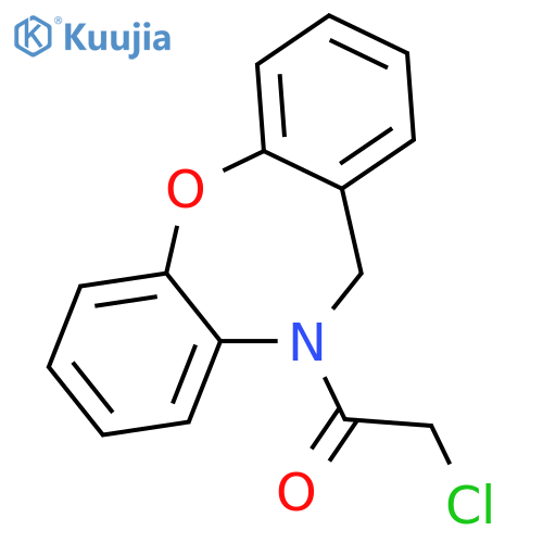 Dibenz[b,f][1,4]oxazepine, 10-(chloroacetyl)-10,11-dihydro- structure