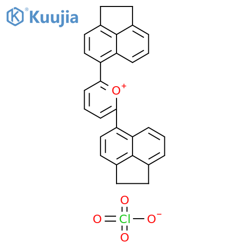 Pyrylium, 2,6-bis(1,2-dihydro-5-acenaphthylenyl)-, perchlorate structure