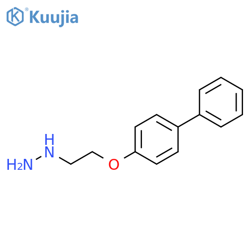 Hydrazine, [2-([1,1'-biphenyl]-4-yloxy)ethyl]- structure