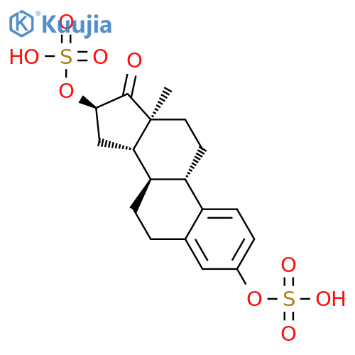 Estra-1,3,5(10)-trien-17-one, 3,16-bis(sulfooxy)-, (16a)- structure