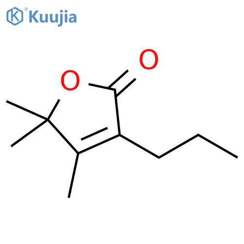 2(5H)-Furanone, 4,5,5-trimethyl-3-propyl- structure