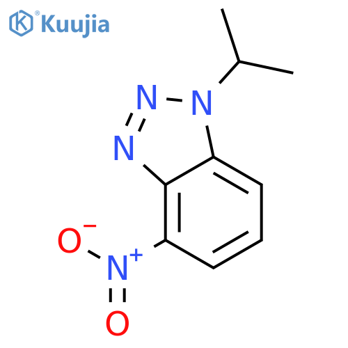 1H-BENZOTRIAZOLE, 1-(1-METHYLETHYL)-4-NITRO- structure