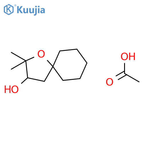 1-Oxaspiro[4.5]decan-3-ol, 2,2-dimethyl-, acetate structure