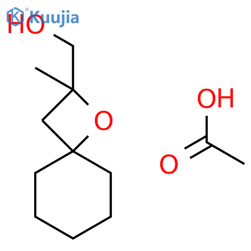 1-Oxaspiro[3.5]nonane-2-methanol, 2-methyl-, acetate structure