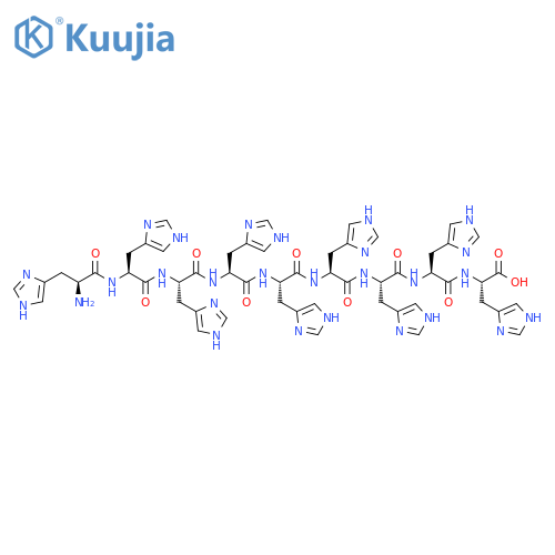 L-Histidine,L-histidyl-L-histidyl-L-histidyl-L-histidyl-L-histidyl-L-histidyl-L-histidyl-L-histidyl- structure