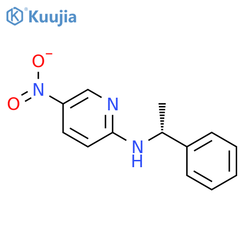 5-Nitro-N-(1R)-1-phenylethylpyridin-2-amine structure
