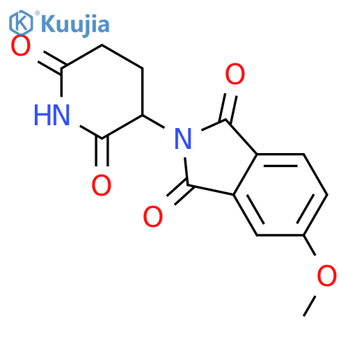 1H-Isoindole-1,3(2H)-dione, 2-(2,6-dioxo-3-piperidinyl)-5-methoxy- structure