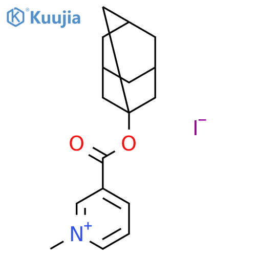 Pyridinium, 1-methyl-3-[(tricyclo[3.3.1.13,7]dec-1-yloxy)carbonyl]-, iodide structure