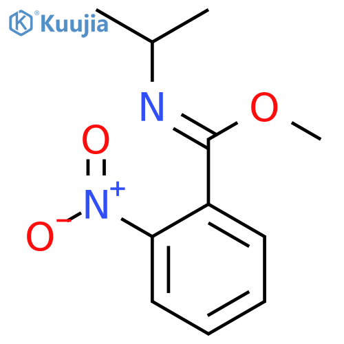Benzenecarboximidic acid, N-(1-methylethyl)-2-nitro-, methyl ester, (Z)- structure