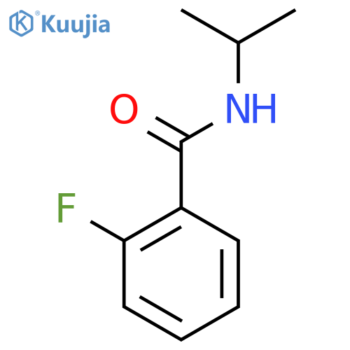 Benzamide, 2-fluoro-N-(1-methylethyl)- structure