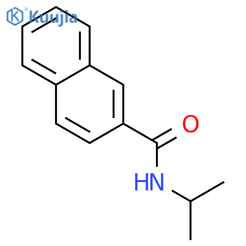 2-Naphthalenecarboxamide, N-(1-methylethyl)- structure