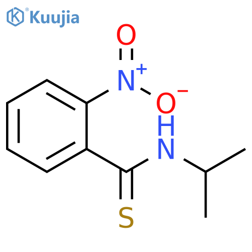Benzenecarbothioamide, N-(1-methylethyl)-2-nitro- structure