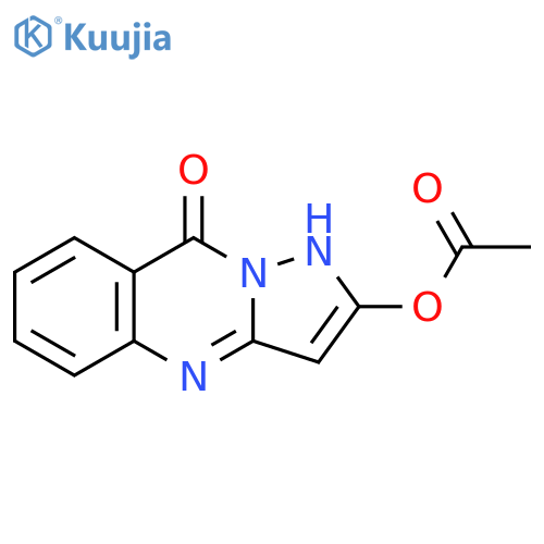 Pyrazolo[5,1-b]quinazolin-9(1H)-one, 2-(acetyloxy)- structure
