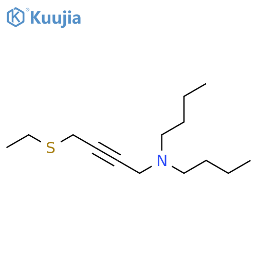 2-Butyn-1-amine, N,N-dibutyl-4-(ethylthio)- structure