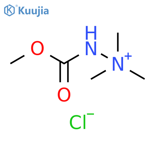 Hydrazinium, 2-(methoxycarbonyl)-1,1,1-trimethyl-, chloride structure