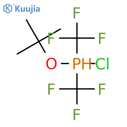 Phosphoranyl, chloro(1,1-dimethylethoxy)bis(trifluoromethyl)- structure