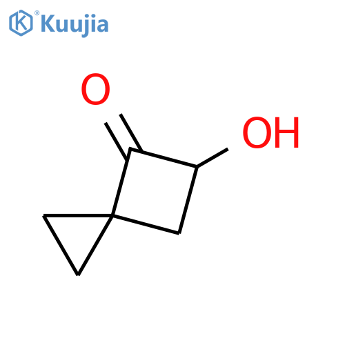 Spiro[2.3]hexan-4-one, 5-hydroxy- structure