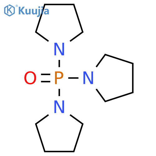 Tris(N,N-tetramethylene)phosphoric Acid Triamide structure